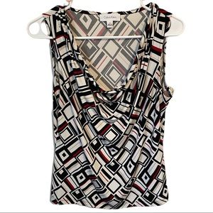 Calvin Klein Tank Top. White, black, and Red. Size M. Excellent Conditions.